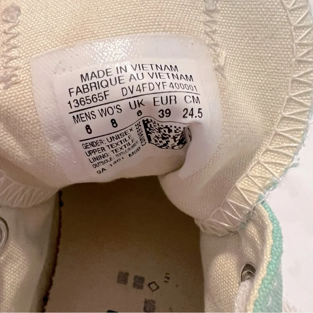 Converse Chuck Taylor All Star Mint Low Top Sneakers - Picture 7 of 12